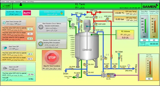 دستگاه تولید سرم کیسه ای سیفپک | اتوماسیون صنعتی | مانیتورینگ | SCADA | PLC | اتومات سازی خط تولید | تولید سرم | سرم کیسه ای | BFS
