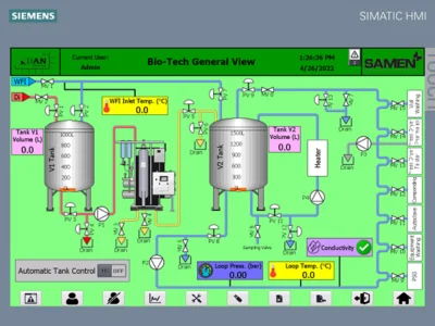 دستگاه تولید سرم کیسه ای سیفپک | اتوماسیون صنعتی | مانیتورینگ | SCADA | PLC | اتومات سازی خط تولید | تولید سرم | سرم کیسه ای | BFS